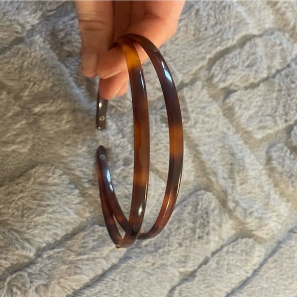 FENDI Brown Tortoiseshell Vintage Headband / Hair Clip Accessory - Picture 7 of 10